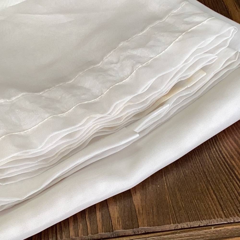 FINAL SALE PRICE 1 Sheer Rod Pocket Window Panel